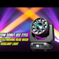 KW4 10×20W Donut Bee Eyes Moving Head Wash with Auxiliary Light
