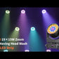 KW10 19x15W RGBW LED Moving Head Wash with LED Strip